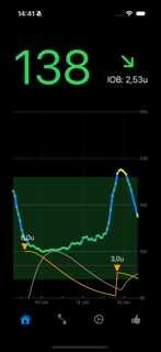 FLwatch glucose chart